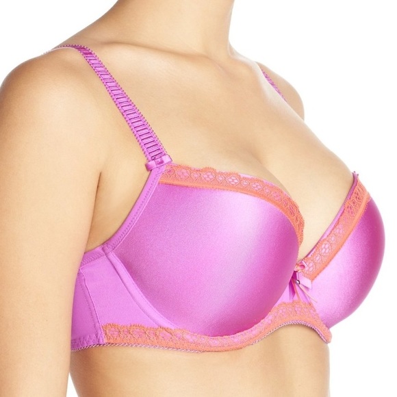 🆕 FREYA 'Deco Charm' Molded Underwire Plunge Bra - Picture 2 of 5